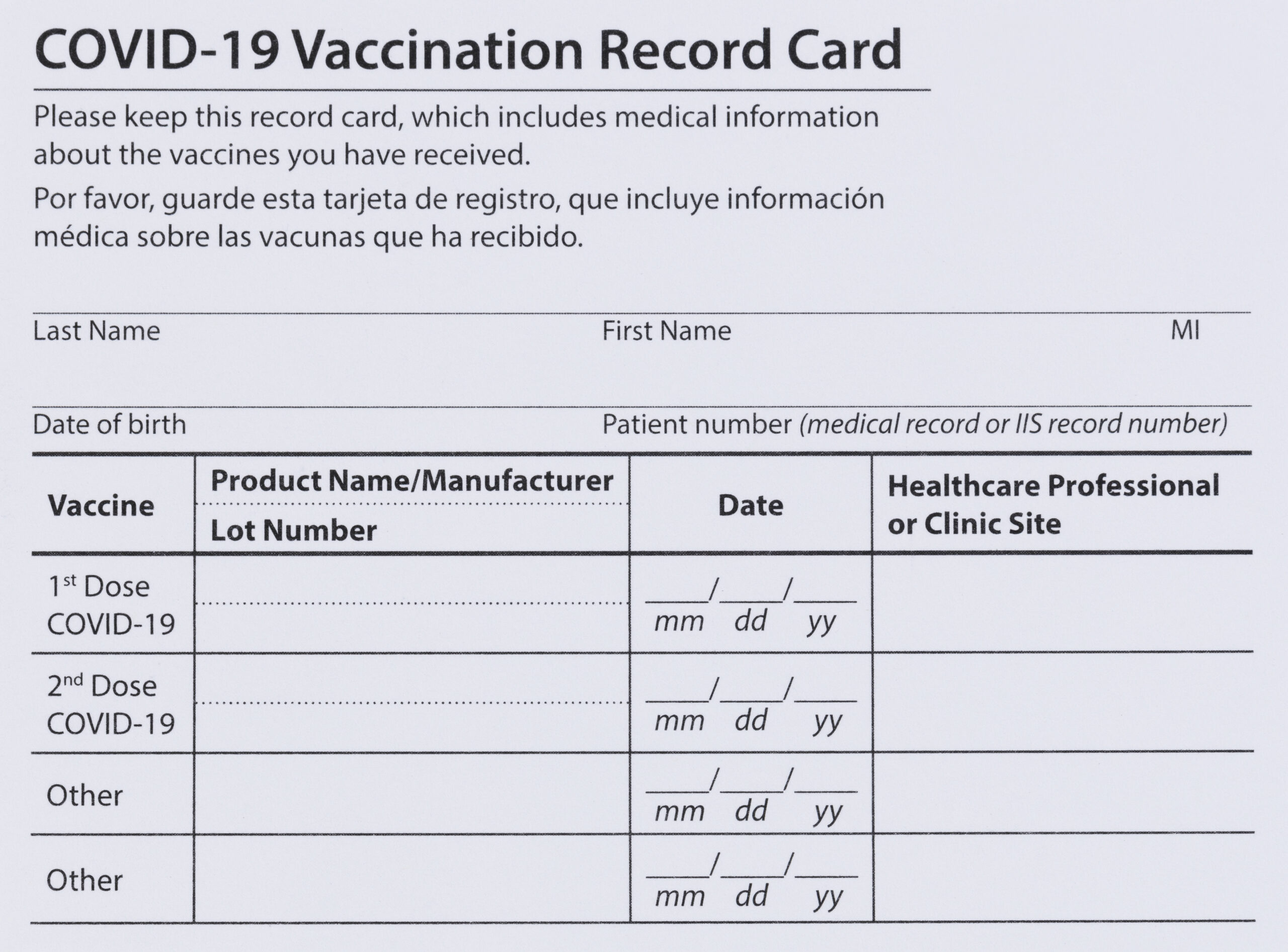 ArcLight Medical Vaccination Passport